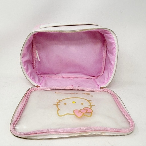 THE CRÈME SHOP X HELLO KITTY Pink Ombre Multi-Use Makeup Bag Beauty Travel Case - Picture 7 of 12